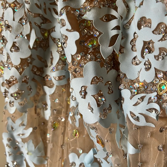 RARE RHINESTONE CORSET EVENING GOWN PROM DRESS offers welcome🩷 - Picture 8 of 16